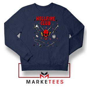 Exclusive Mystery Hellfire Club Navy Sweatshirt