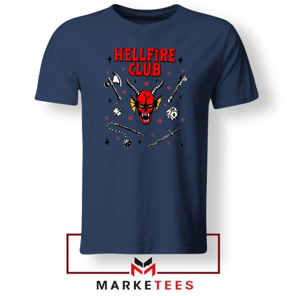 Exclusive Mystery Hellfire Club Navy Tshirt