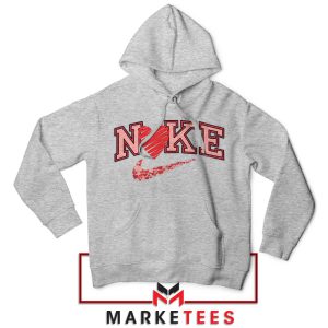 Get Ready for Valentine's Day Nike Logo Grey Hoodie