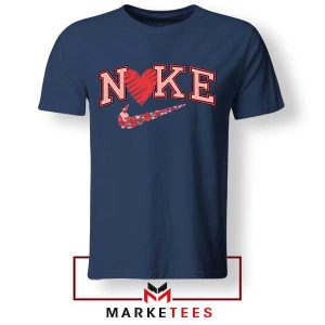 Get Ready for Valentine's Day Nike Logo Navy Tshirt