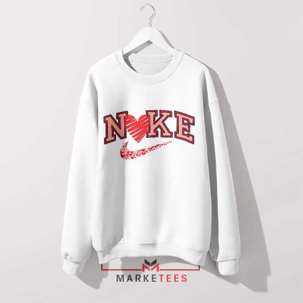 Get Ready for Valentine's Day Nike Logo Sweatshirt