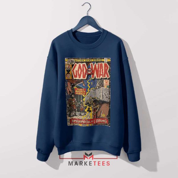 God Of War 5 Ragnarok Navy Sweatshirt