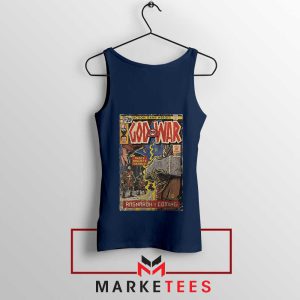 God Of War 5 Ragnarok Navy Tank Top