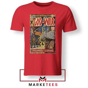 God Of War 5 Ragnarok Red Tshirt