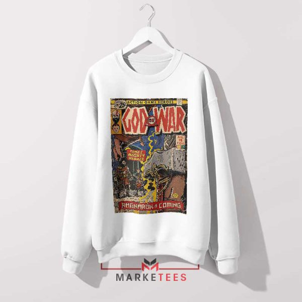 God Of War 5 Ragnarok White Sweatshirt