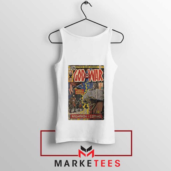 God Of War 5 Ragnarok White Tank Top