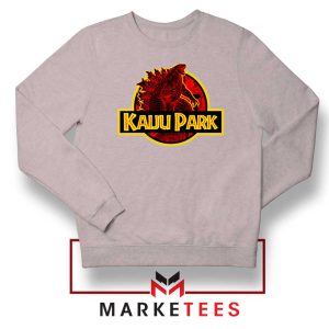 Godzilla Kaiju Park Monster Grey Sweatshirt