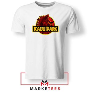 Godzilla Kaiju Park Monster White Tshirt Funny