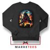 Godzilla Solos Rock Guitar Sweatshirt