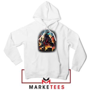 Godzilla Solos Rock Guitar White Hoodie