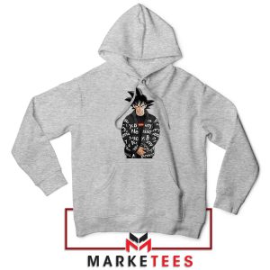 Goku The Warrior's Way Fashion Grey Hoodie