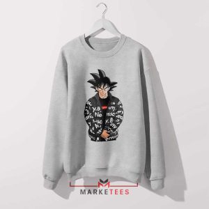 Goku The Warrior's Way Fashion Grey Sweatshirt