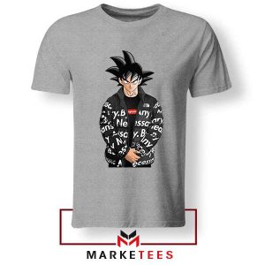 Goku The Warrior's Way Fashion Grey Tshirt