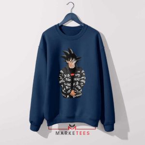 Goku The Warrior's Way Fashion Navy Sweatshirt