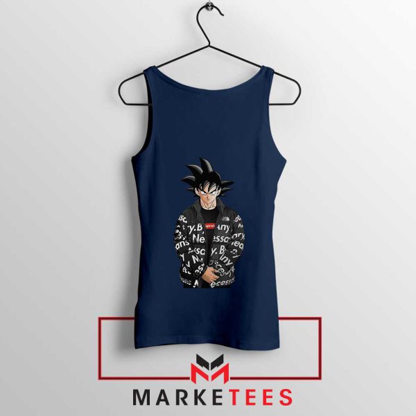 Goku The Warrior's Way Fashion Navy Tank Top