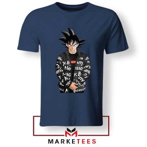 Goku The Warrior's Way Fashion Navy Tshirt