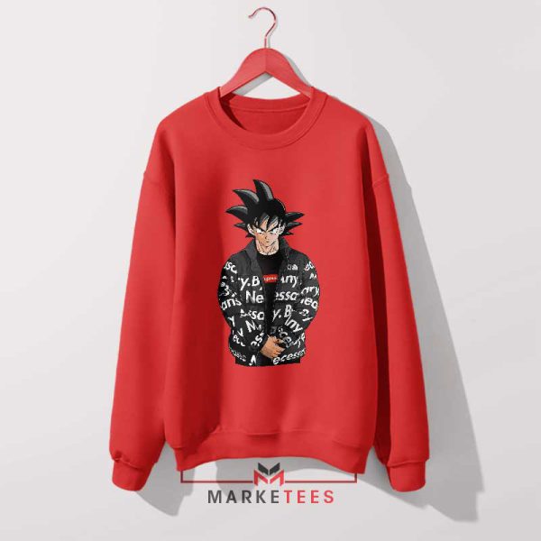 Goku The Warrior's Way Fashion Red Sweatshirt