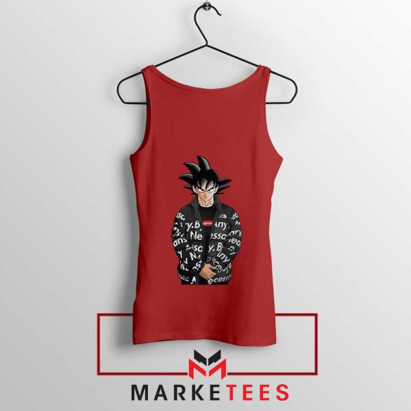 Goku The Warrior's Way Fashion Red Tank Top