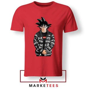 Goku The Warrior's Way Fashion Red Tshirt