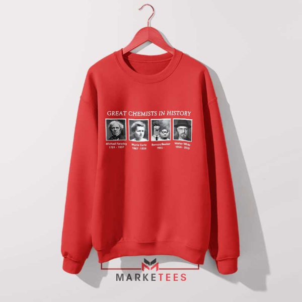 Great Chemists Walter White Multiversus Red Sweatshirt