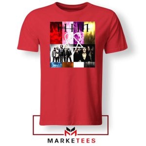 HIM Rock Band Graphic Red Tshirt