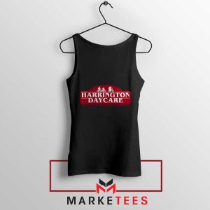 Hair Like Steve Harrington Daycare Black Tank Top