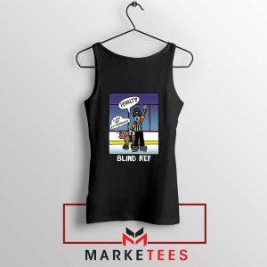 Hockey Humor Graphic Black Tank Top