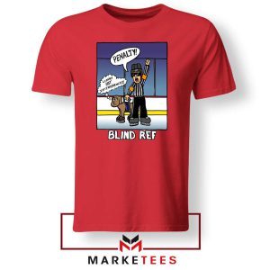 Hockey Humor Graphic Red Tshirt