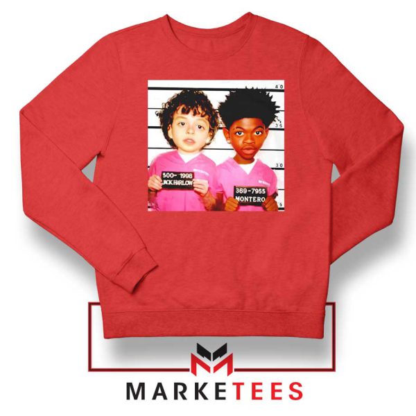 Jack Harlow Lil Nas X Song Red Sweatshirt