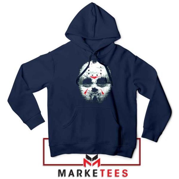 Jason Voorhees Friday Night Terror Navy Hoodie