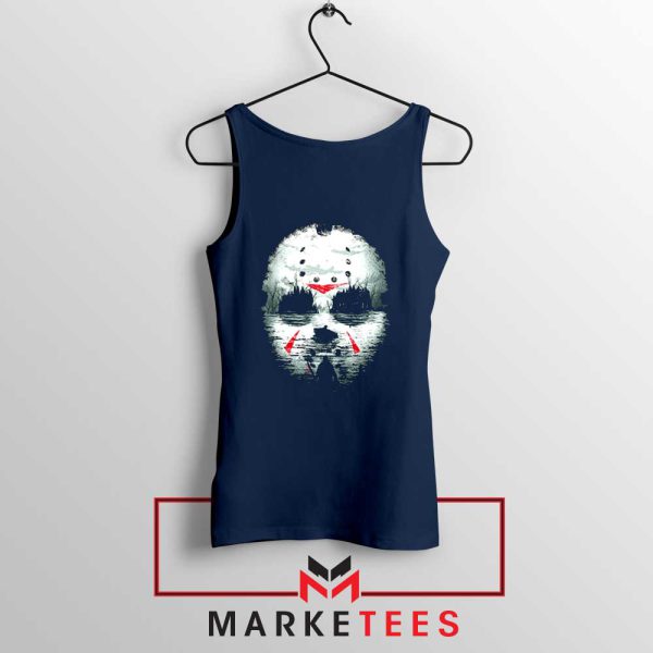 Jason Voorhees Friday Night Terror Navy Tank Top