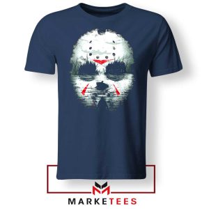 Jason Voorhees Friday Night Terror Navy Tshirt