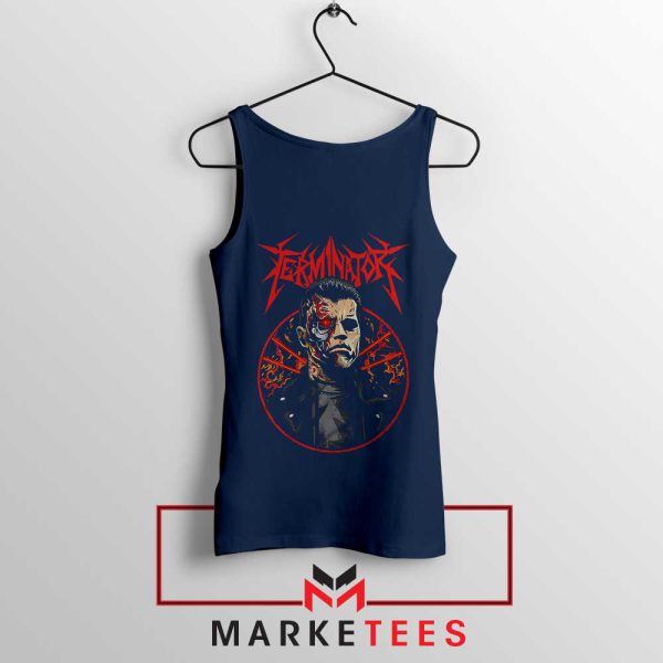 John Connor The Future of Resistance Navy Tank Top