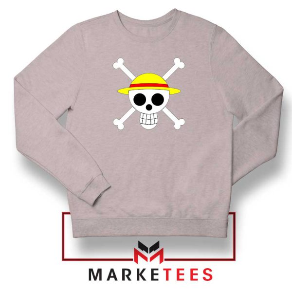 Jolly Roger Manga Character Grey Sweatshirt