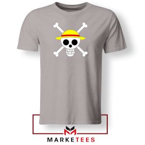 Jolly Roger Manga Character Grey Tshirt