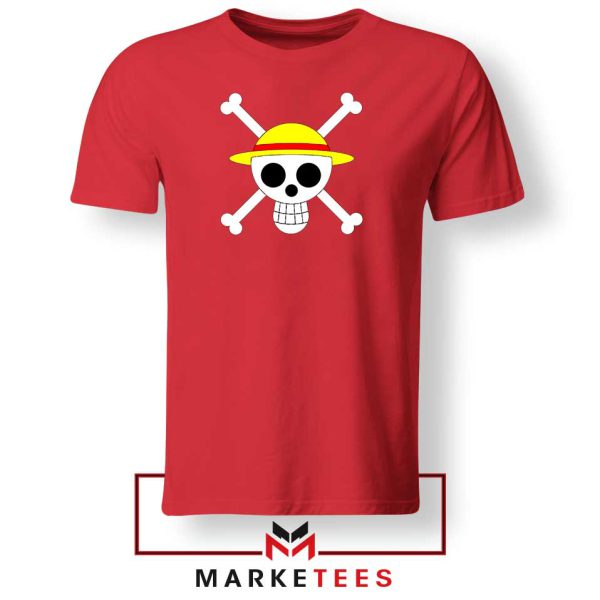 Jolly Roger Manga Character Red Tshirt