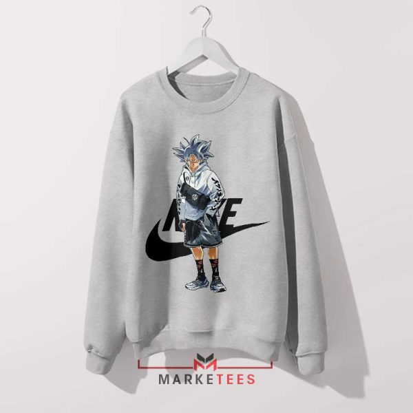 Kamehameha Goku Apparel Fashion Grey Swwatshirt