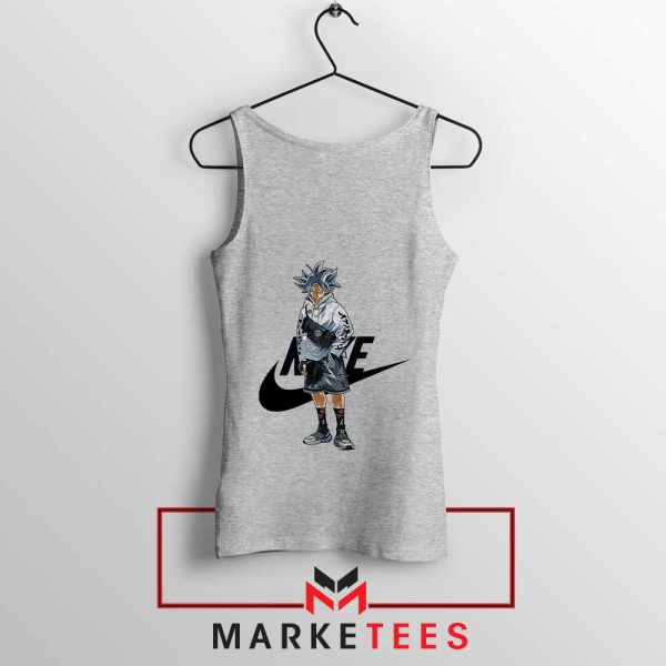 Kamehameha Goku Apparel Fashion Grey Tank Top