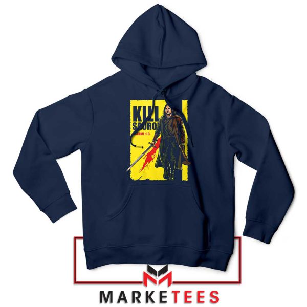 Kill Dark Lord Of The Rings Navy Hoodie