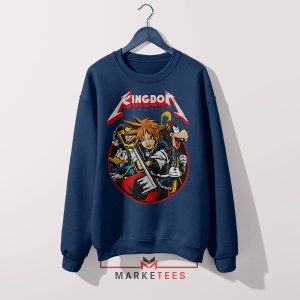 Kingdom Hearts Characters New Navy Sweatshirt