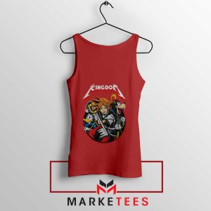 Kingdom Hearts Characters New Red Tank Top