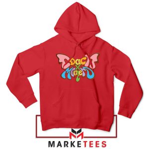 Lil Nas X Butterfly Graphic Red Hoodie