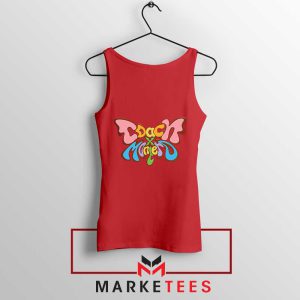 Lil Nas X Butterfly Graphic Red Tank Top