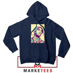 Lil Peep Merch Art Last Words Navy Hoodie