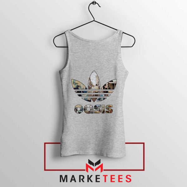 Love For The Band OASIS Adidas Greey Tank Top