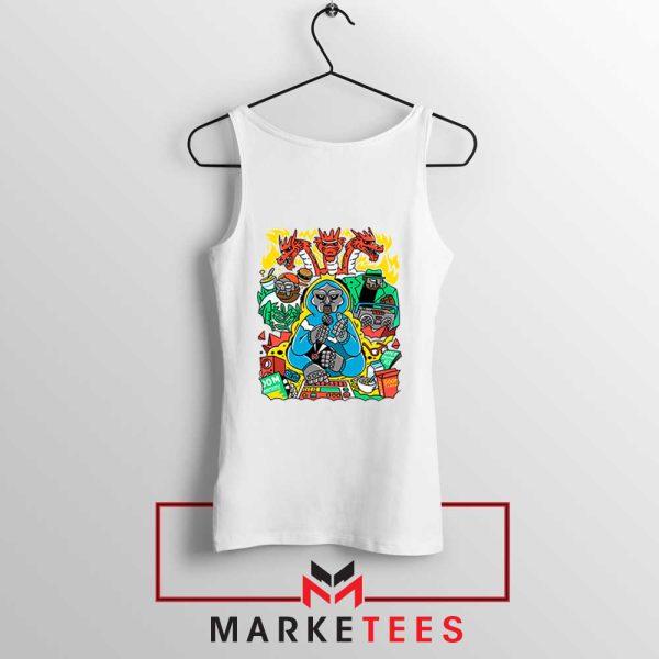 MF Doom Face Characters Tank Top