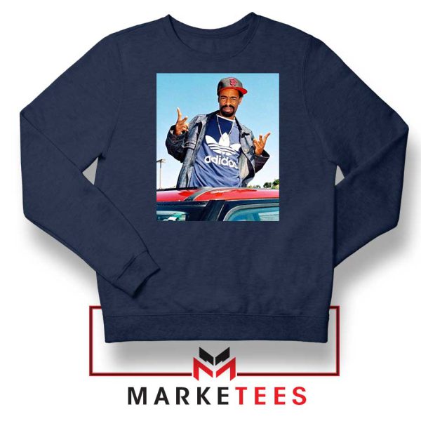 Mac Dre Gangsta Rapper Navy Sweaters