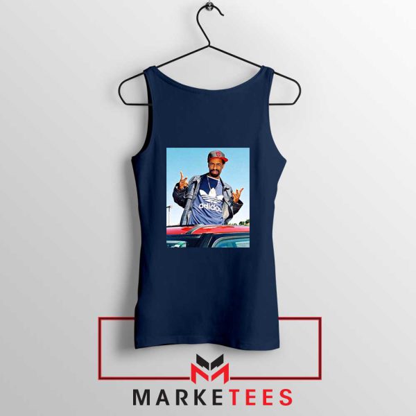 Mac Dre Gangsta Rapper Navy Tank Tops