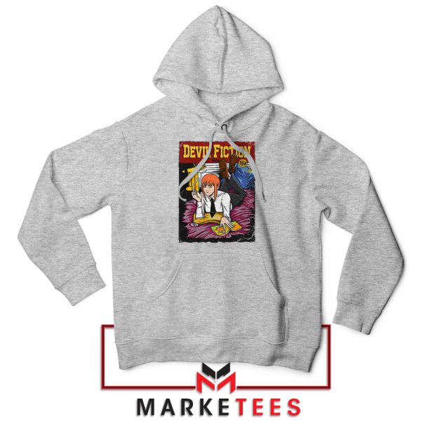 Makima Chainsaw Man Mia Wallace Grey Hoodie