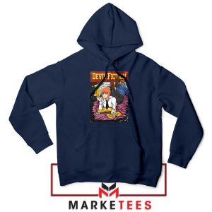 Makima Chainsaw Man Mia Wallace Navy Hoodie